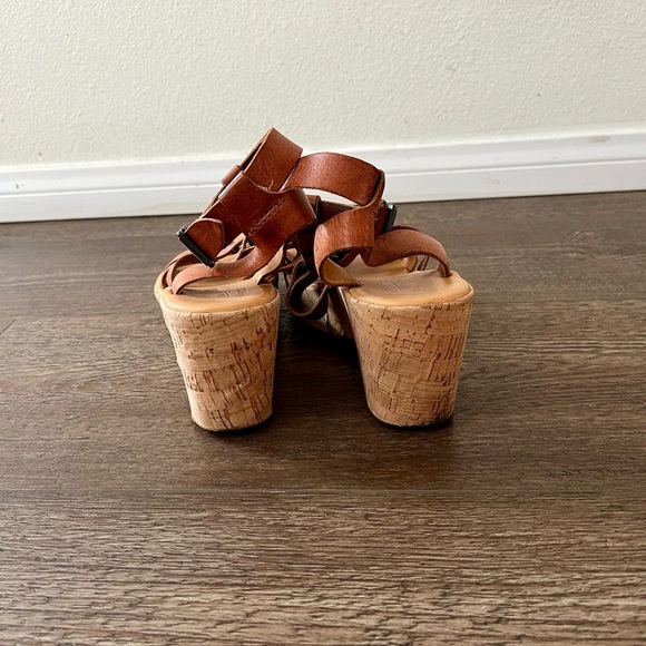 Brown Strappy Sandals - Picture 3 of 16